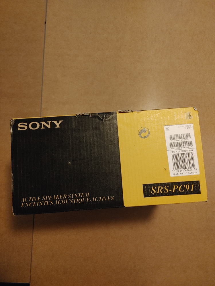 🧡SONY COMPUTER VINTAGE SPEAKERS MINT CONDITION! - photo 2