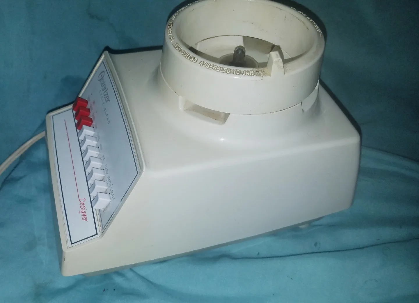 Vintage Osterizer Cycle Blend 10 Speed Blender  Read Description image indicator(6)