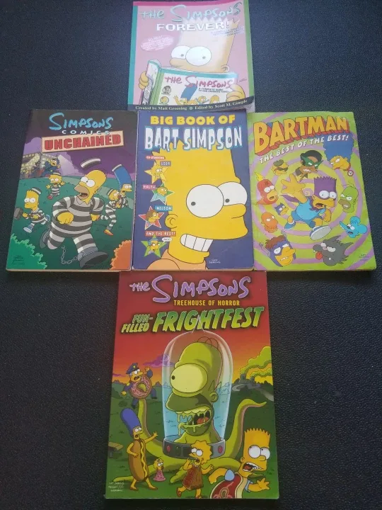 Simpsons Comic Set - salvage condition see description