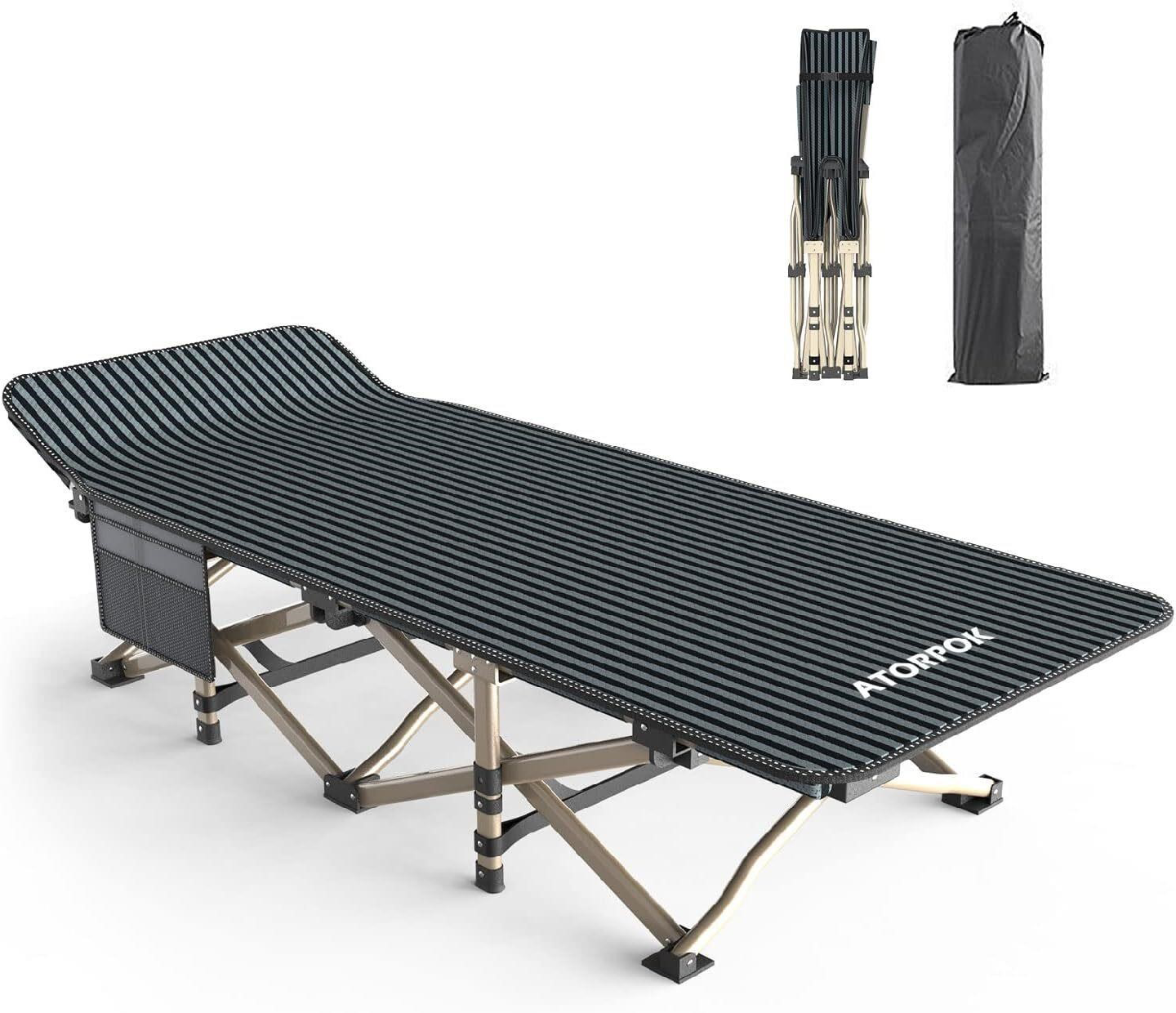ATORPOK Camping Cot - 75 inch