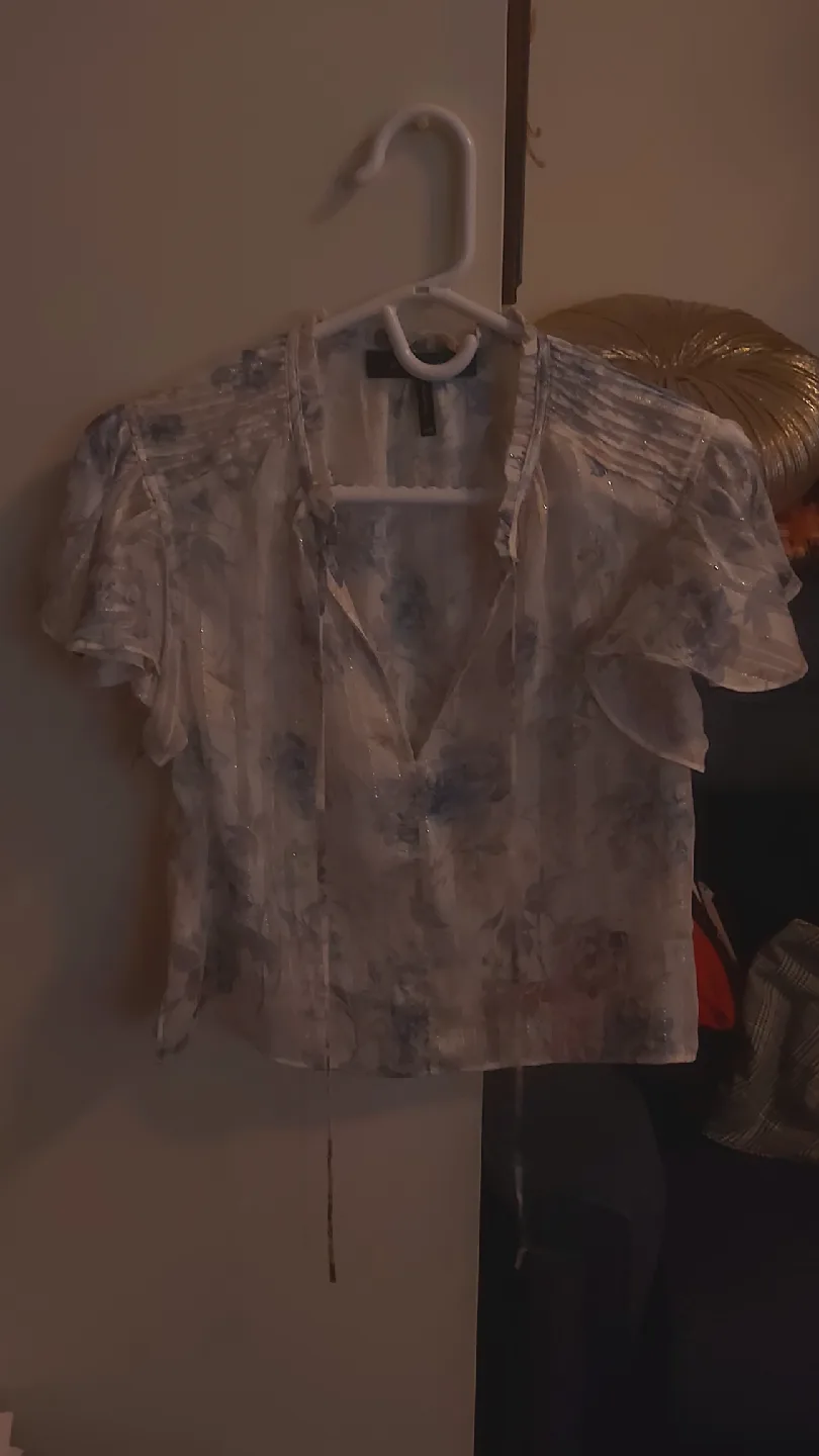 BCBGMAXAZRIA Floral Print Blouse thumbnail