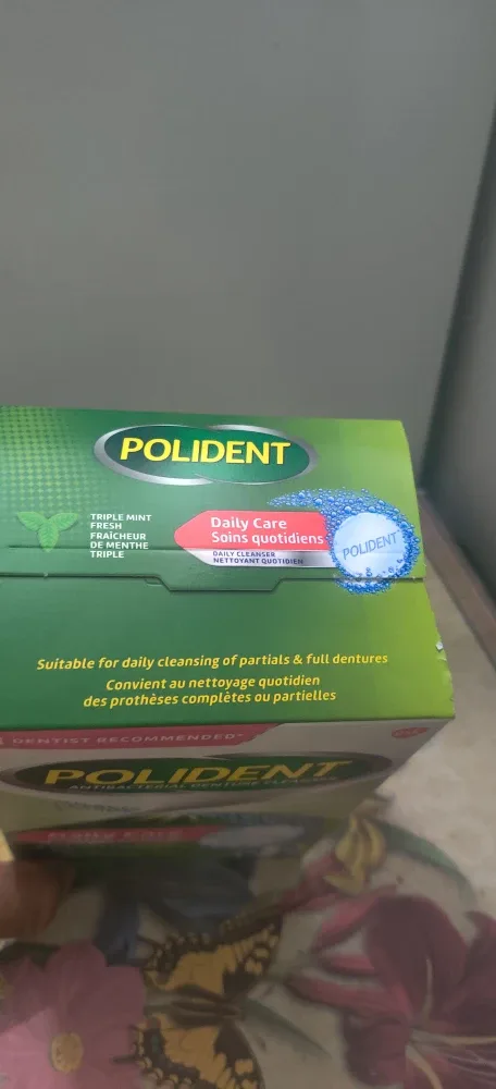 Polident Daily Care Antibacterial Denture Cleanser - 96 Tablets image indicator(3)