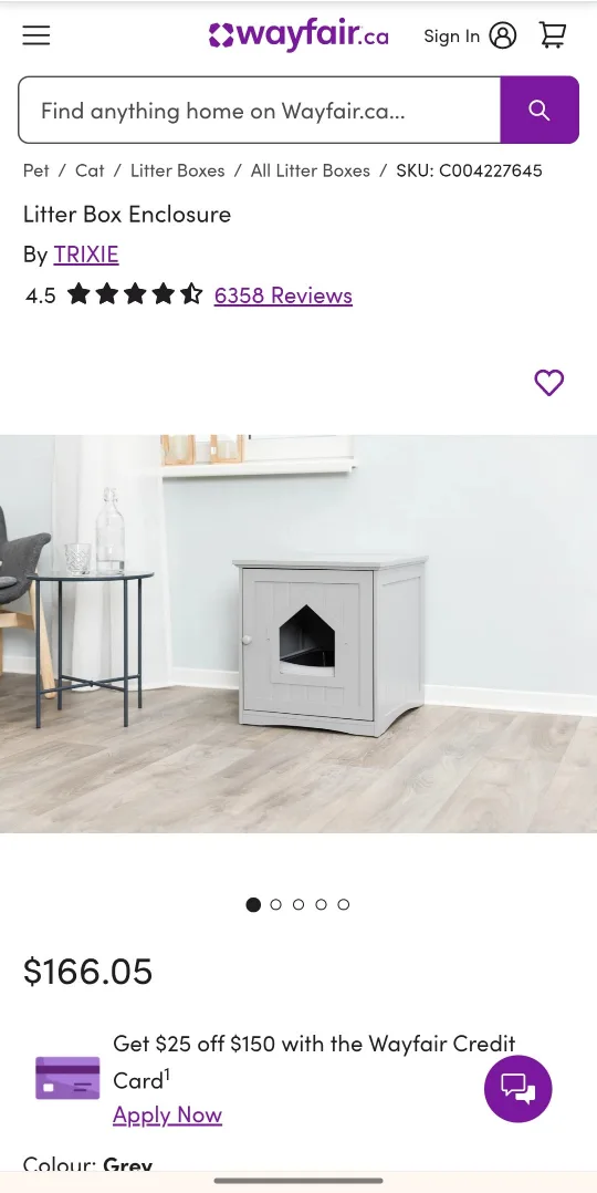 Trixie Litter Box Enclosure - white image indicator(2)