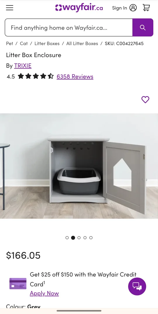 Trixie Litter Box Enclosure - white image indicator(3)