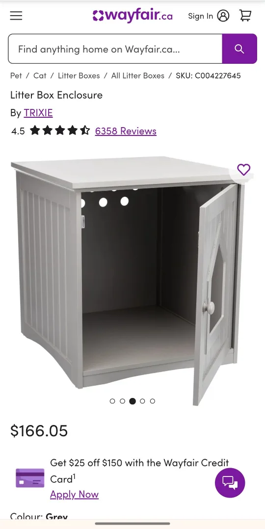 Trixie Litter Box Enclosure - white image indicator(5)