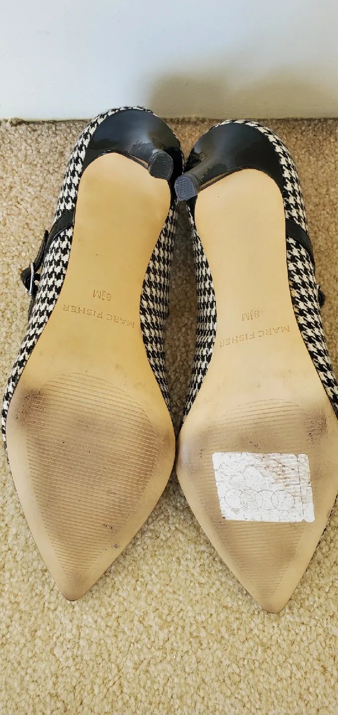 Marc Fisher Houndstooth Heels - Size 8.5 image indicator(3)
