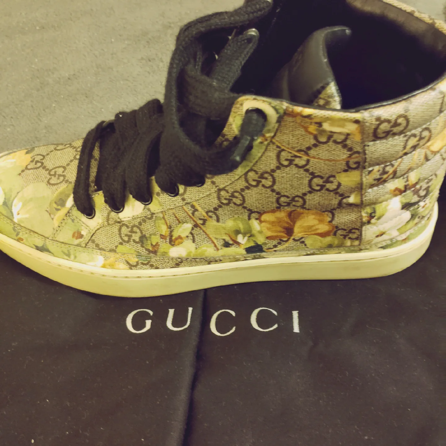 Gucci Floral High-Top Sneakers image indicator(4)
