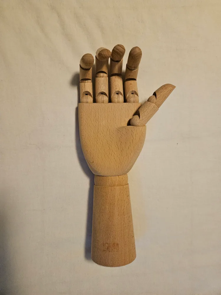 Wooden Articulated Hand Manikin image indicator(3)