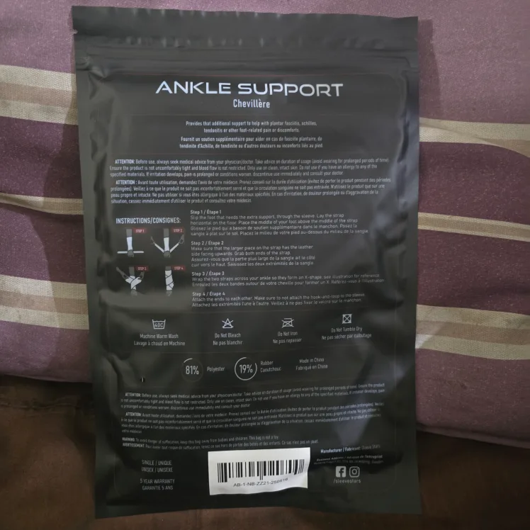 Sleeve Stars Ankle Support - Unisex image indicator(2)