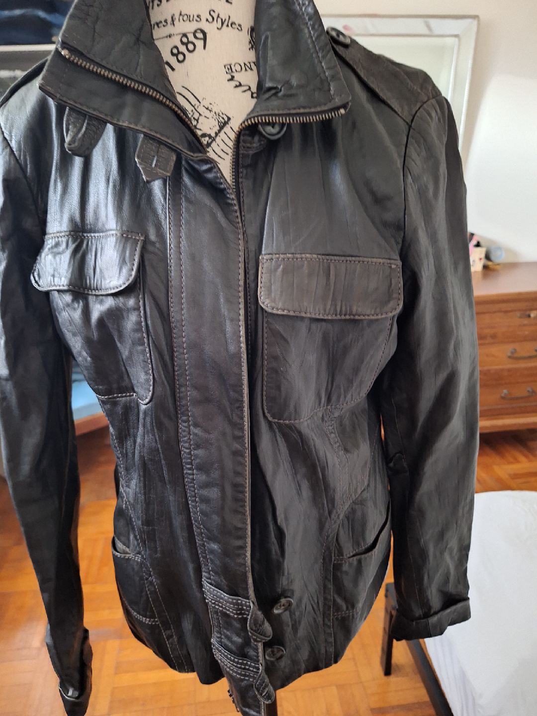Danier Leather Jacket - Size M