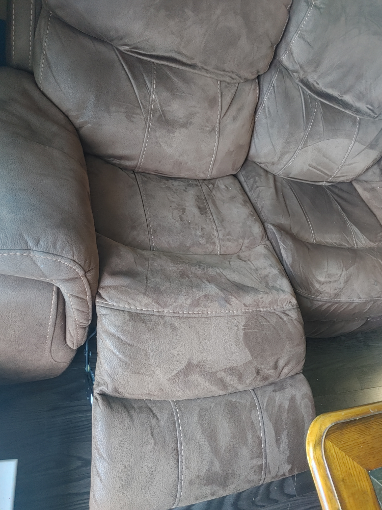 Brown Reclining Sofa