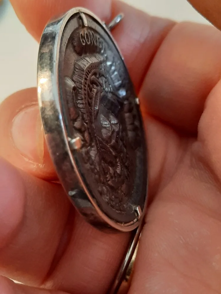 Conch Republic 1822-1972 150 Years Pendant sterling silver frame image indicator(3)