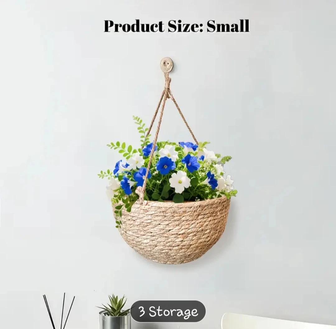 Small Hanging Planter Basket✨️🧺