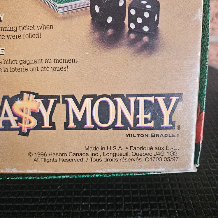 Vintage Easy Money Board Game Milton Bradley 1996 Complete image indicator(5)