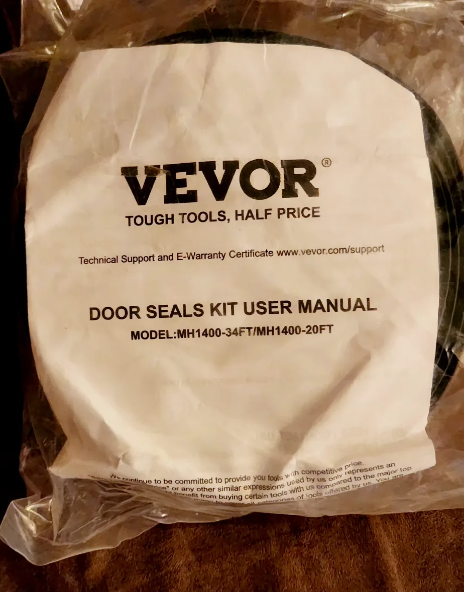 New VEVOR Door Seals Kit MH1400-34FT/MH1400-20FT