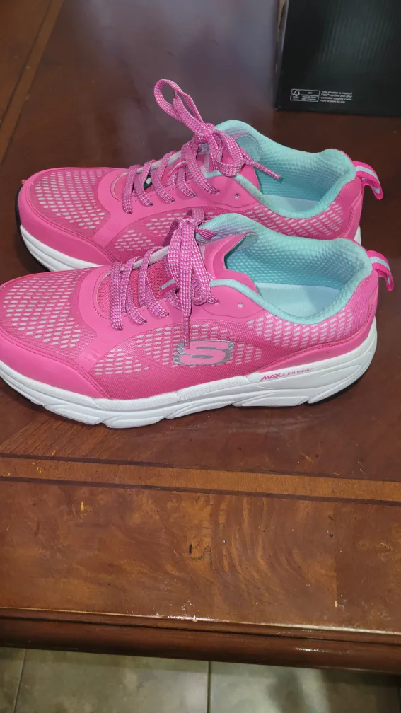 Skechers Work Max Cushioning Pink Shoes image indicator(2)