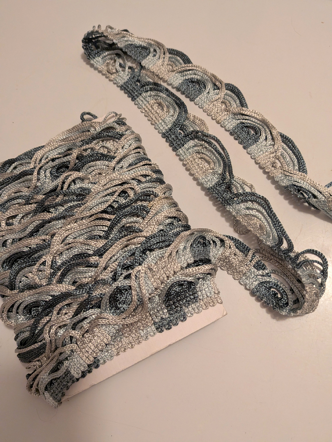 Blue & Silver Decorative Trim - FIVE YARDS - photo 3