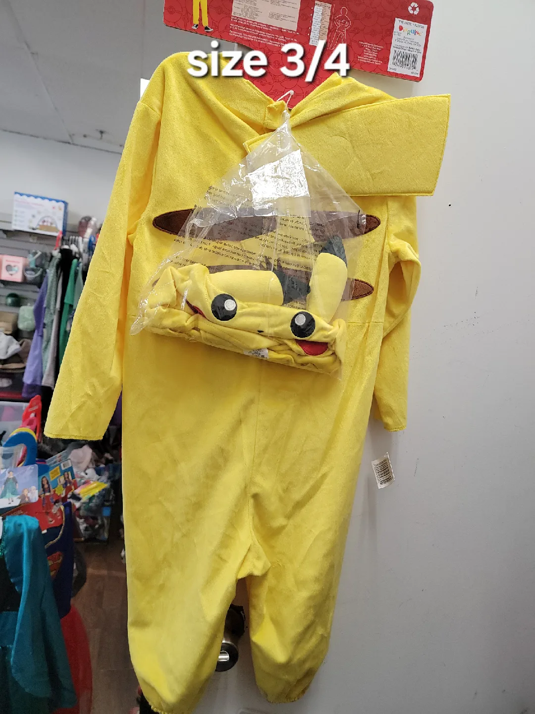 Pikachu Costume - Size 3/4 thumbnail