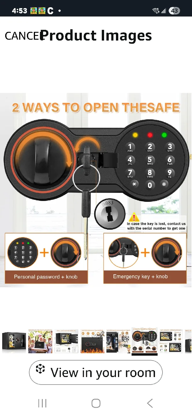 Security Safe - 2.0 Cub image indicator(7)