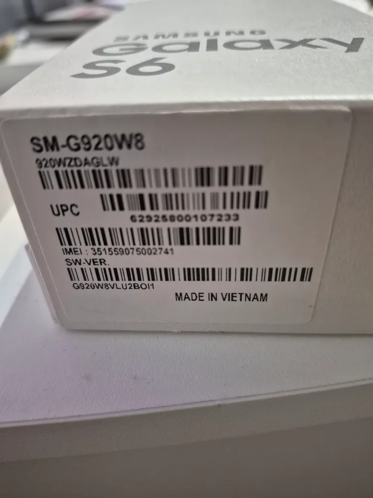 Samsung Galaxy S6 - SM-G920W8 - platinum finish image indicator(4)