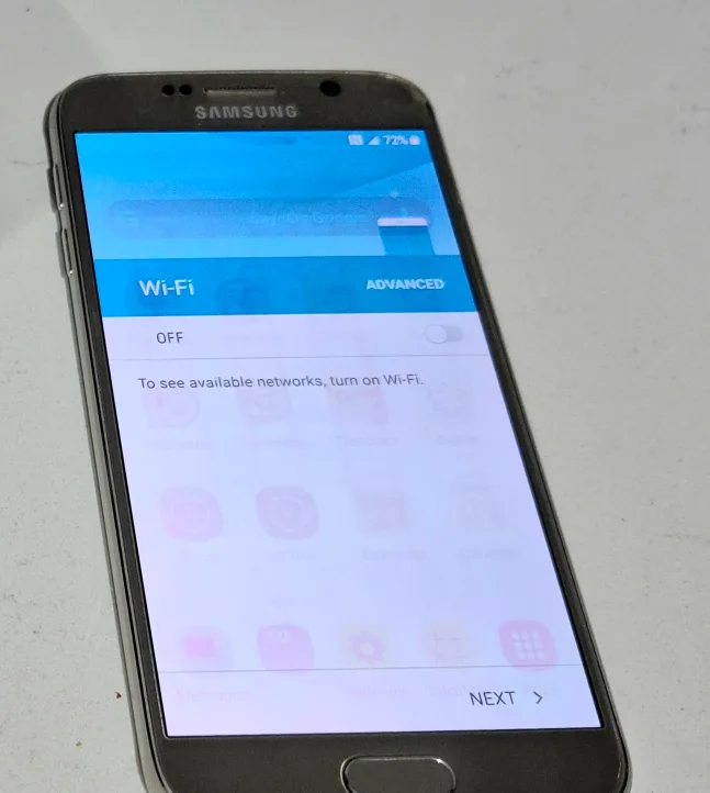 Samsung Galaxy S6 - SM-G920W8 - platinum finish image indicator(5)