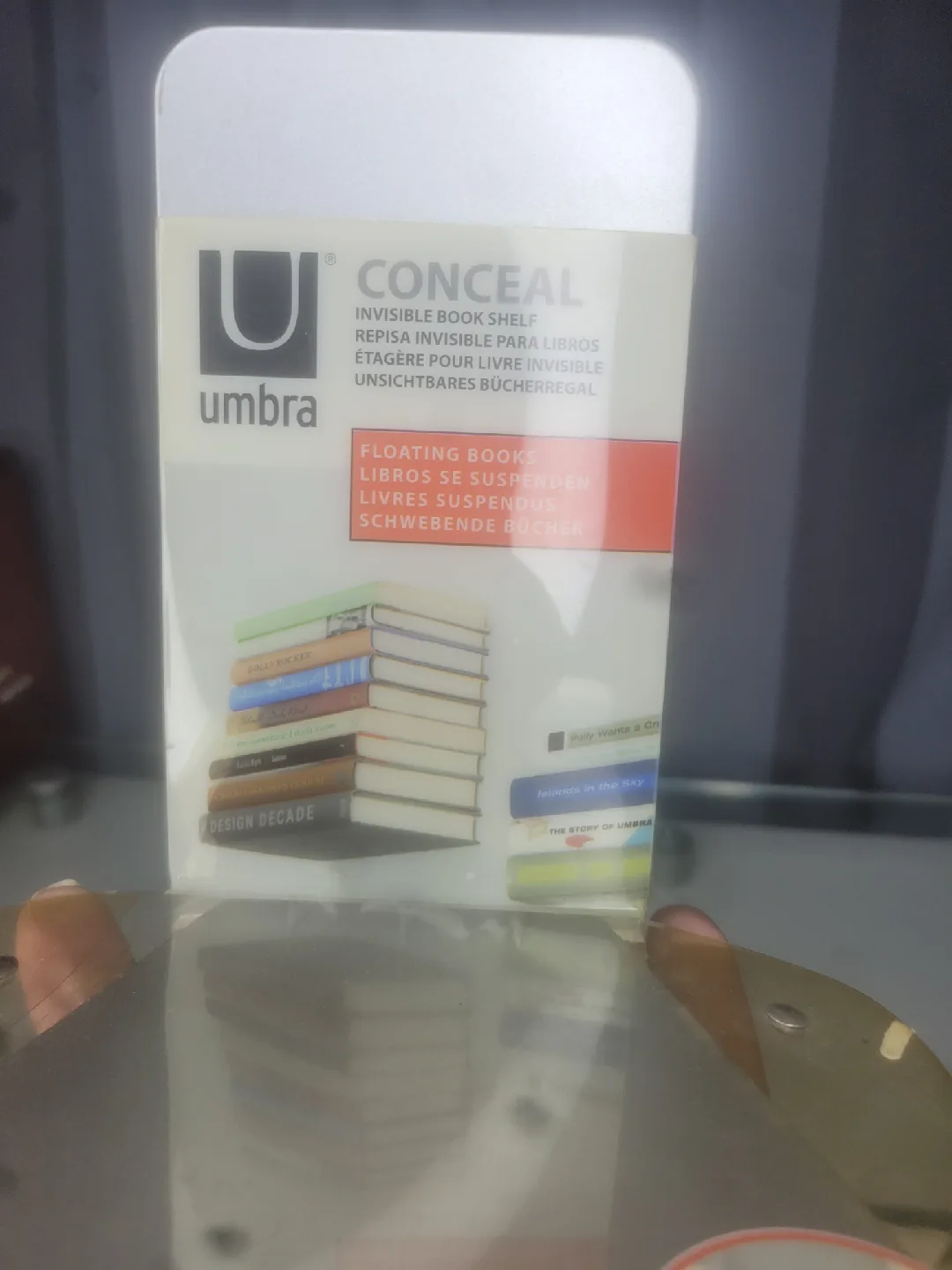 Umbra Conceal Invisible Book Shelf - Silver image indicator(2)