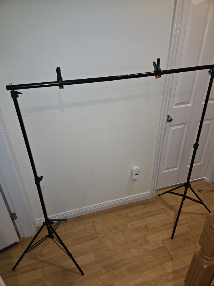 Photo Backdrop Stand Kit Studio - Black