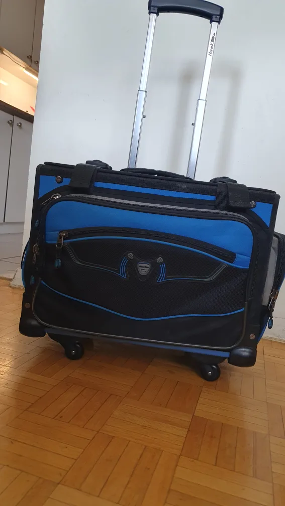 Hawk Hill Rolling Tool Bag - Blue & Black image indicator(3)