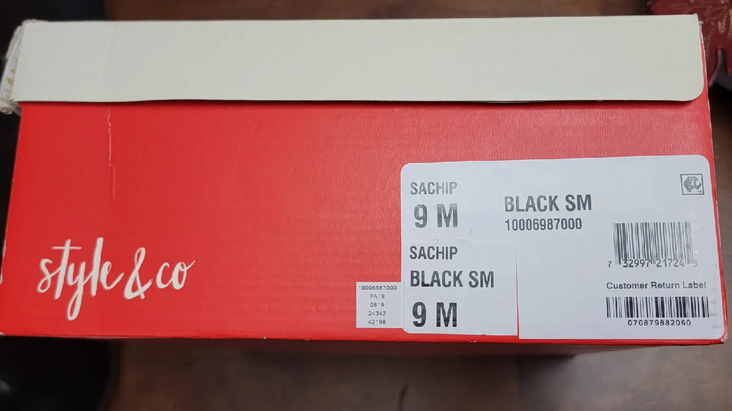 Style & Co Black Boots - Size 9M image indicator(3)