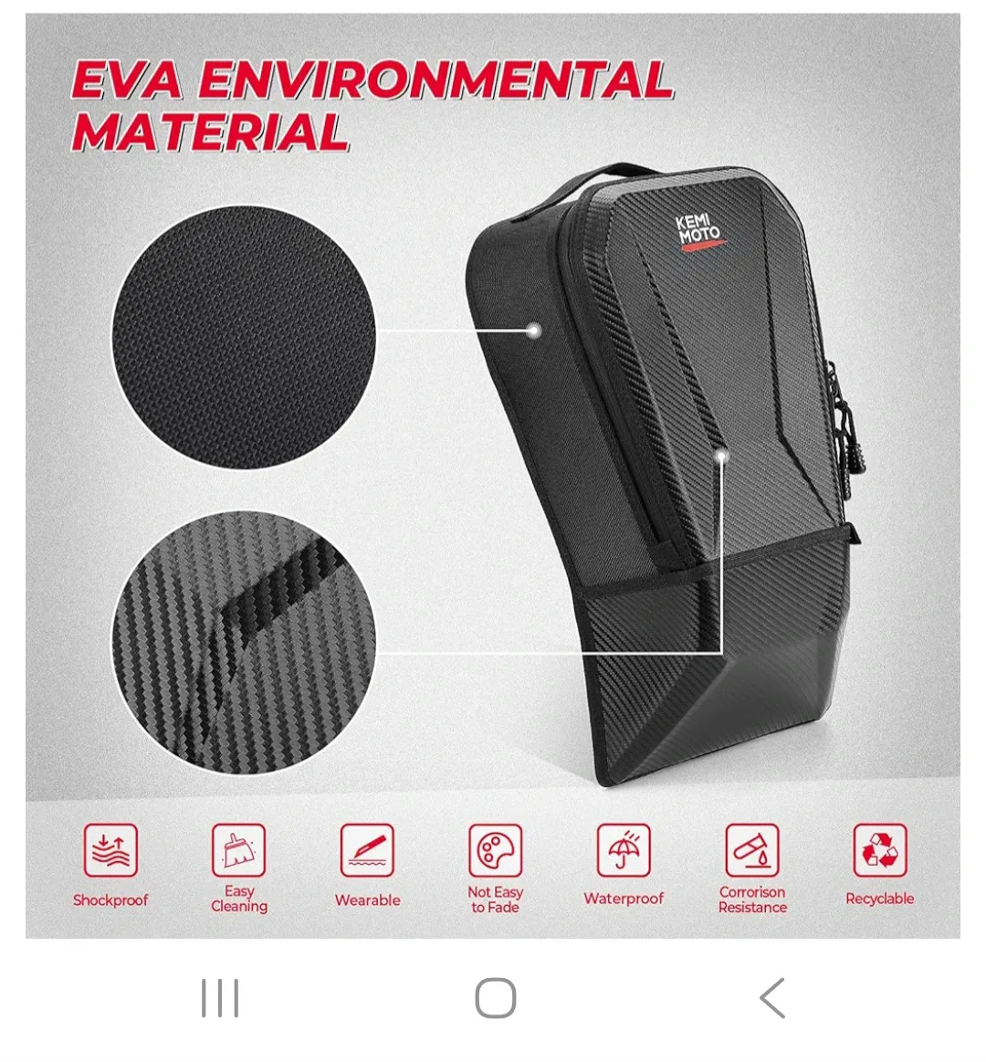 Kemi Moto Can-Am Maverick X3 Storage Bag - New image indicator(6)