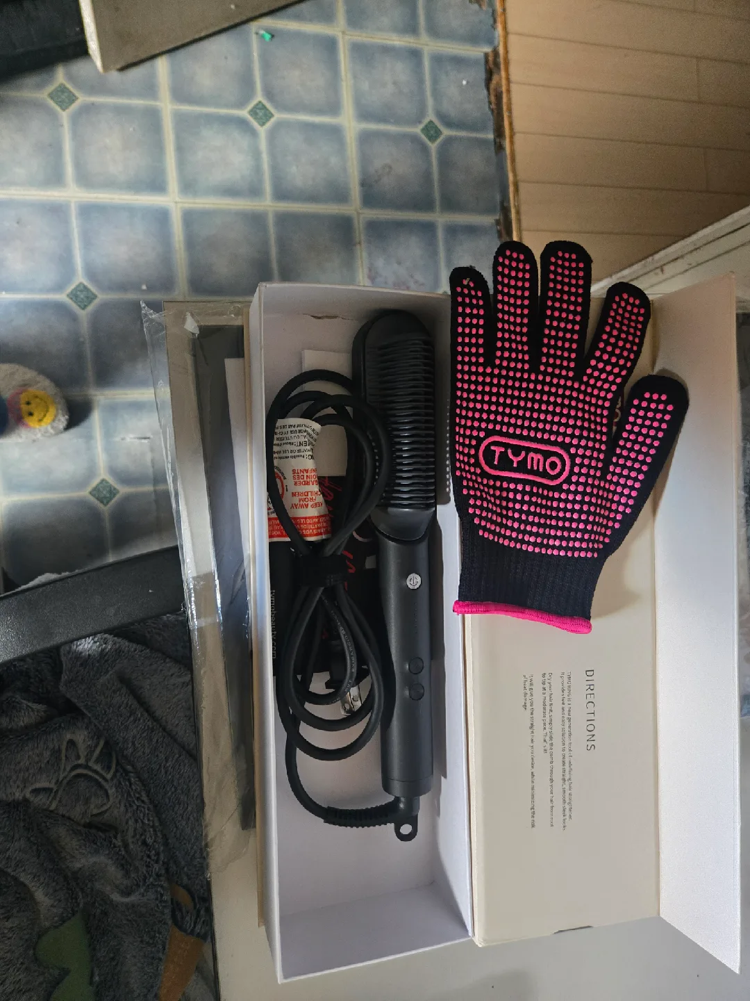 TYMO Ring Hair Straightening Comb image indicator(2)