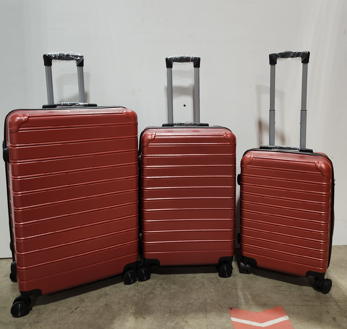 3 Pieces Hardside Luggage Medium Baggage With Carry On - photo 2