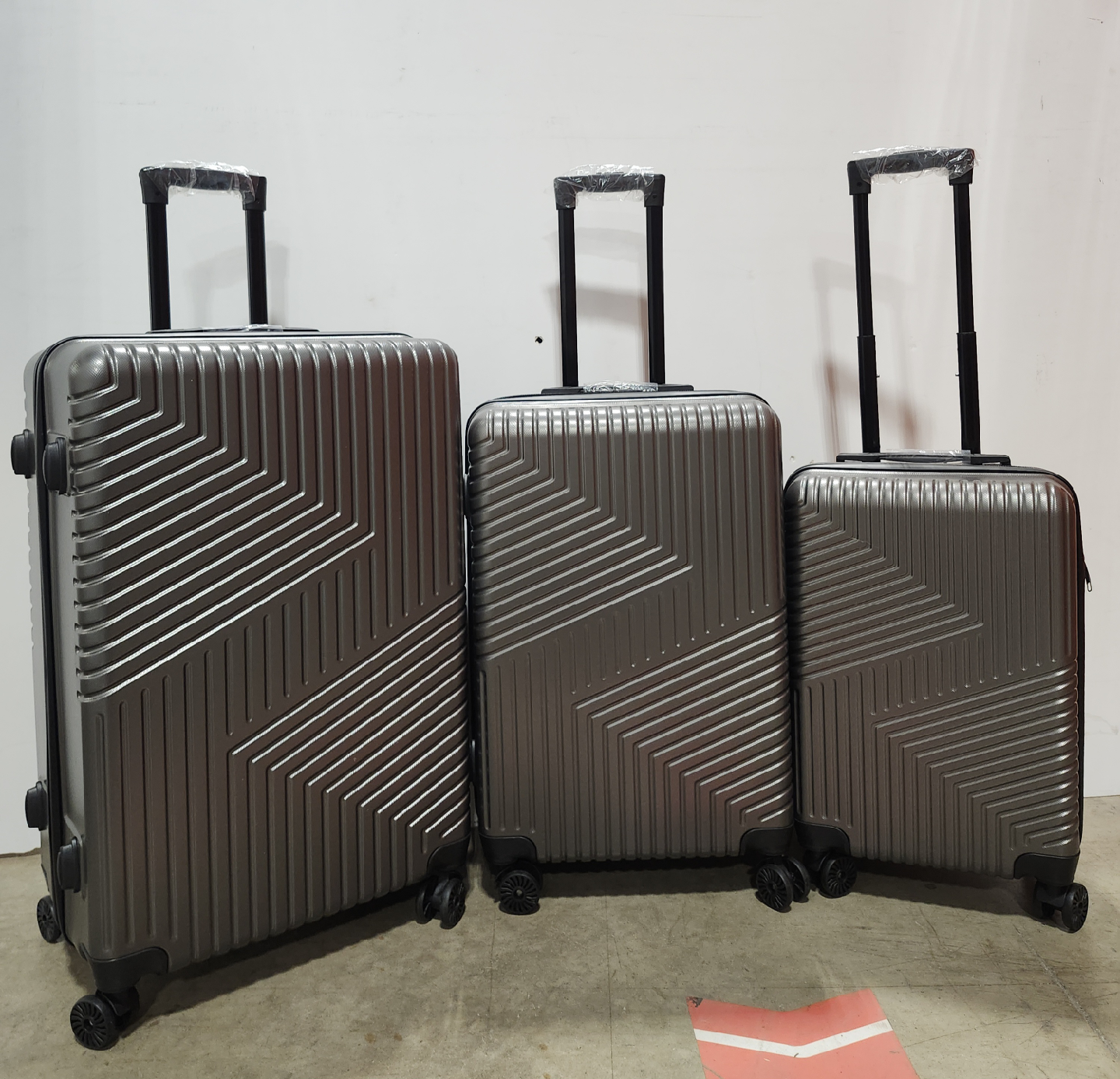 3 Pieces Hardside Luggage Medium Baggage With Carry On - photo 3