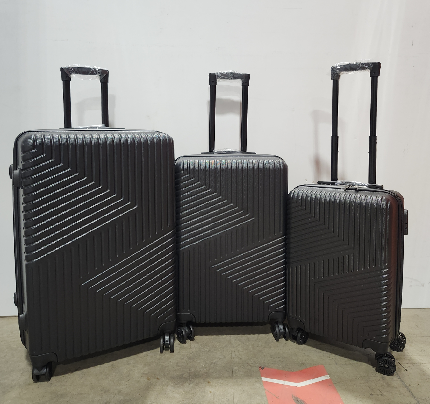 3 Pieces Hardside Luggage Medium Baggage With Carry On - photo 5