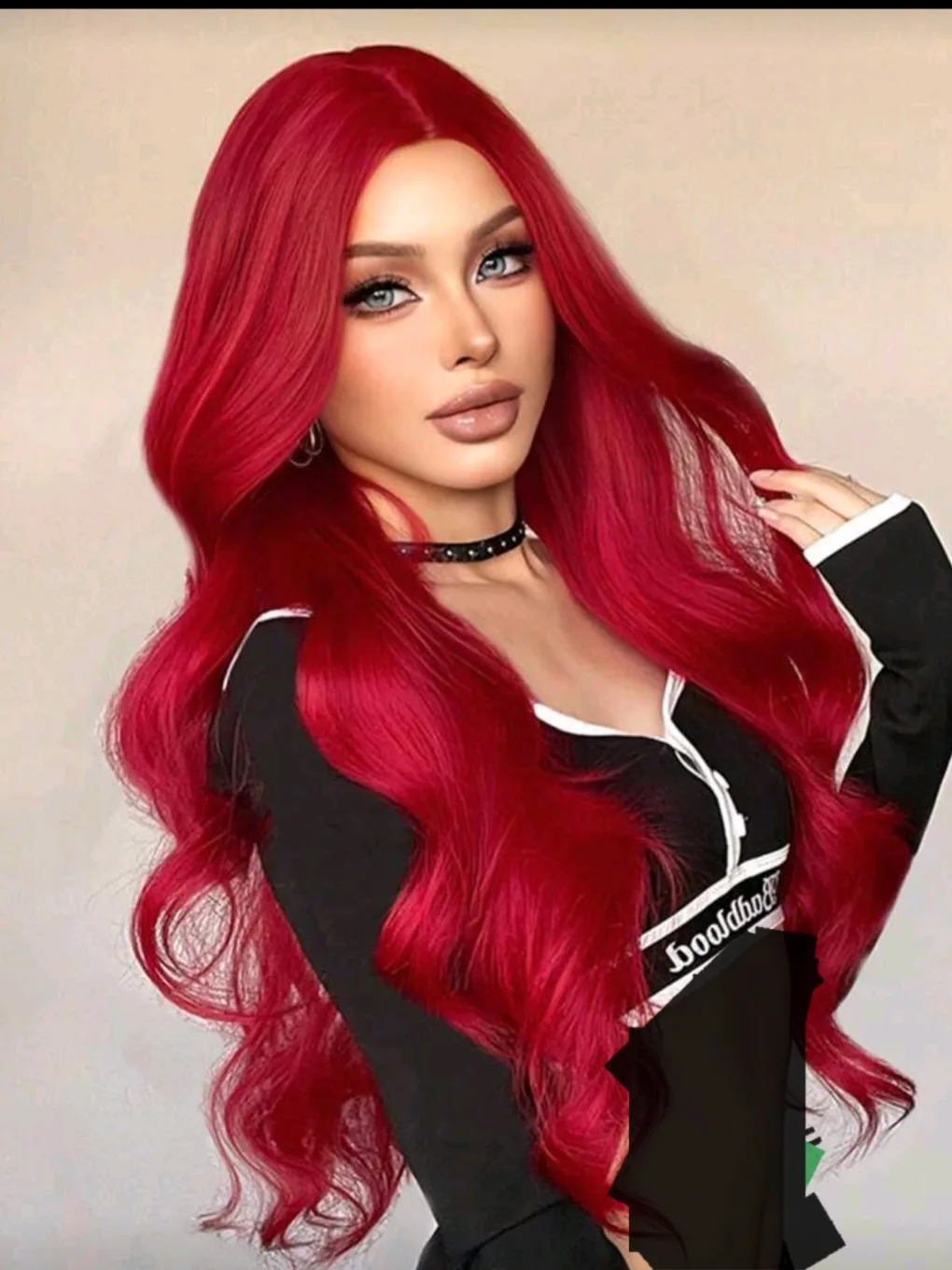 26 Inch Red Wig