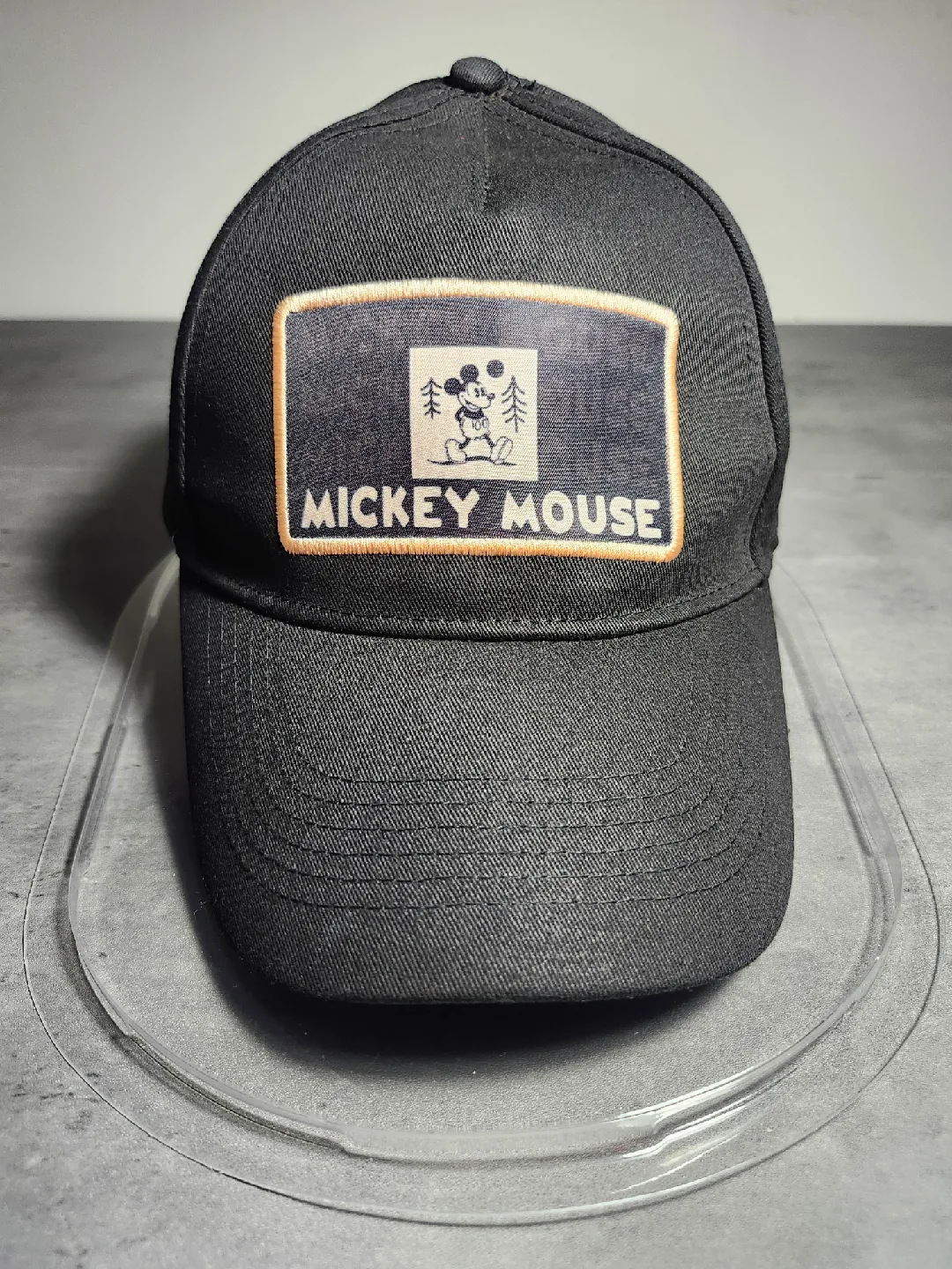 Mickey Mouse Black Baseball Cap Hat Embroidered Patch image indicator(2)