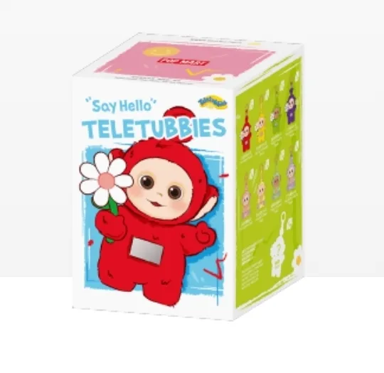 🌈Pop Mart Teletubbies "Say Hello" Po's Lucky Flower Keychain image indicator(4)