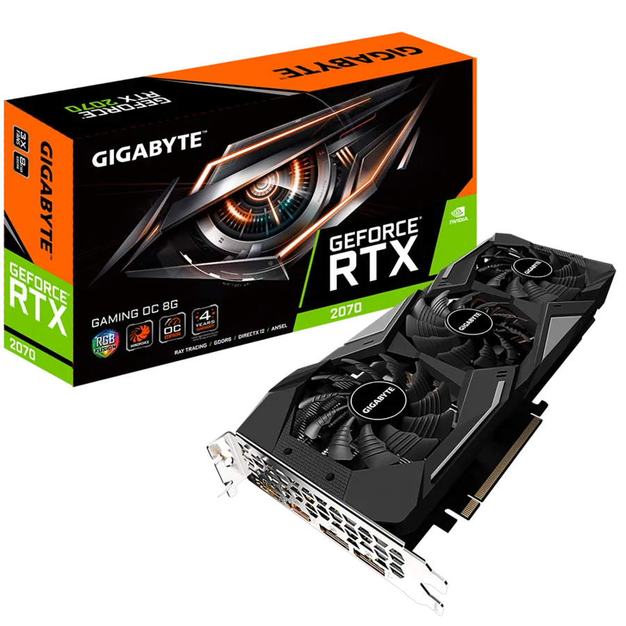 RTX 2070 Gigabyte GeForce -- Gaming OC 8G