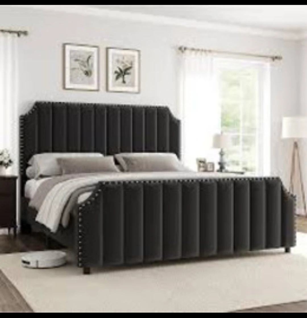 Carvee Black Queen Bed Frame