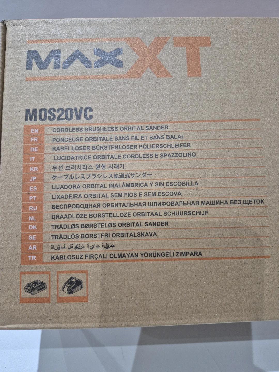 MAX XT MOS20VC Cordless Orbital Sander w/ Charger - photo 5