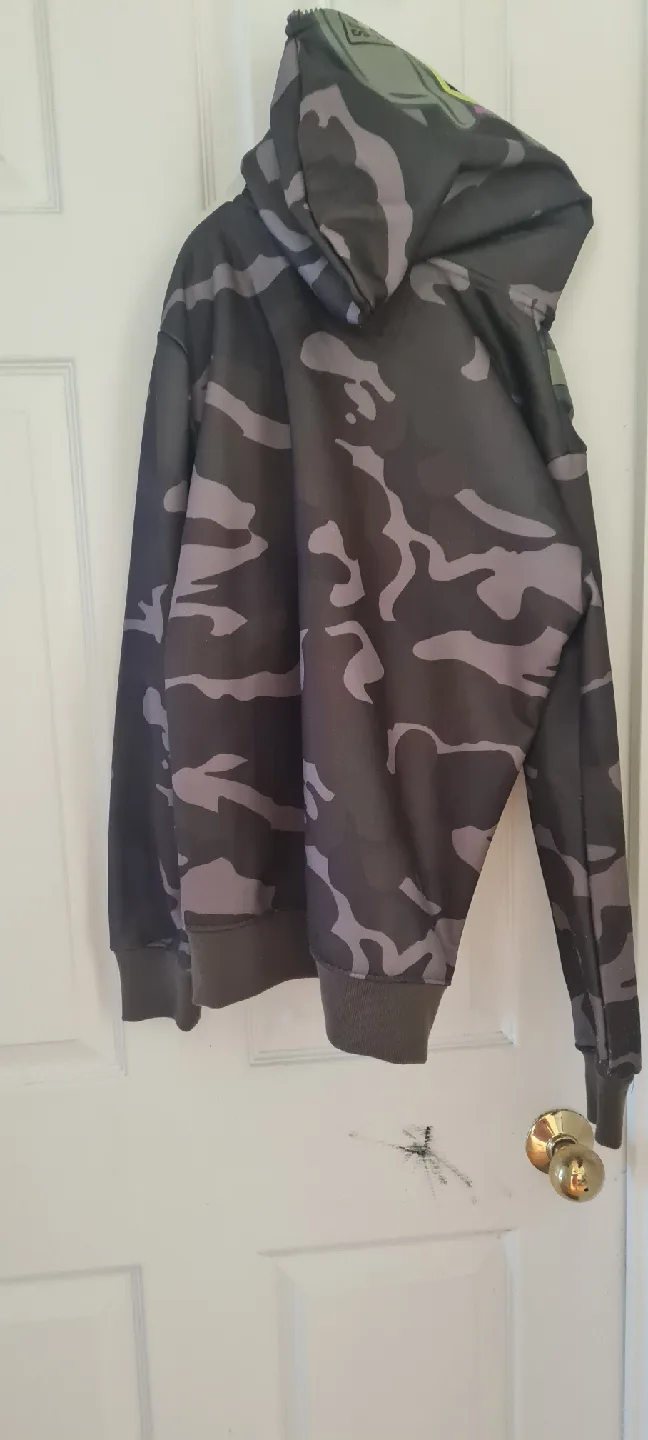 Boys Splatoon 2 Camo Zip-Up Hoodie image indicator(2)