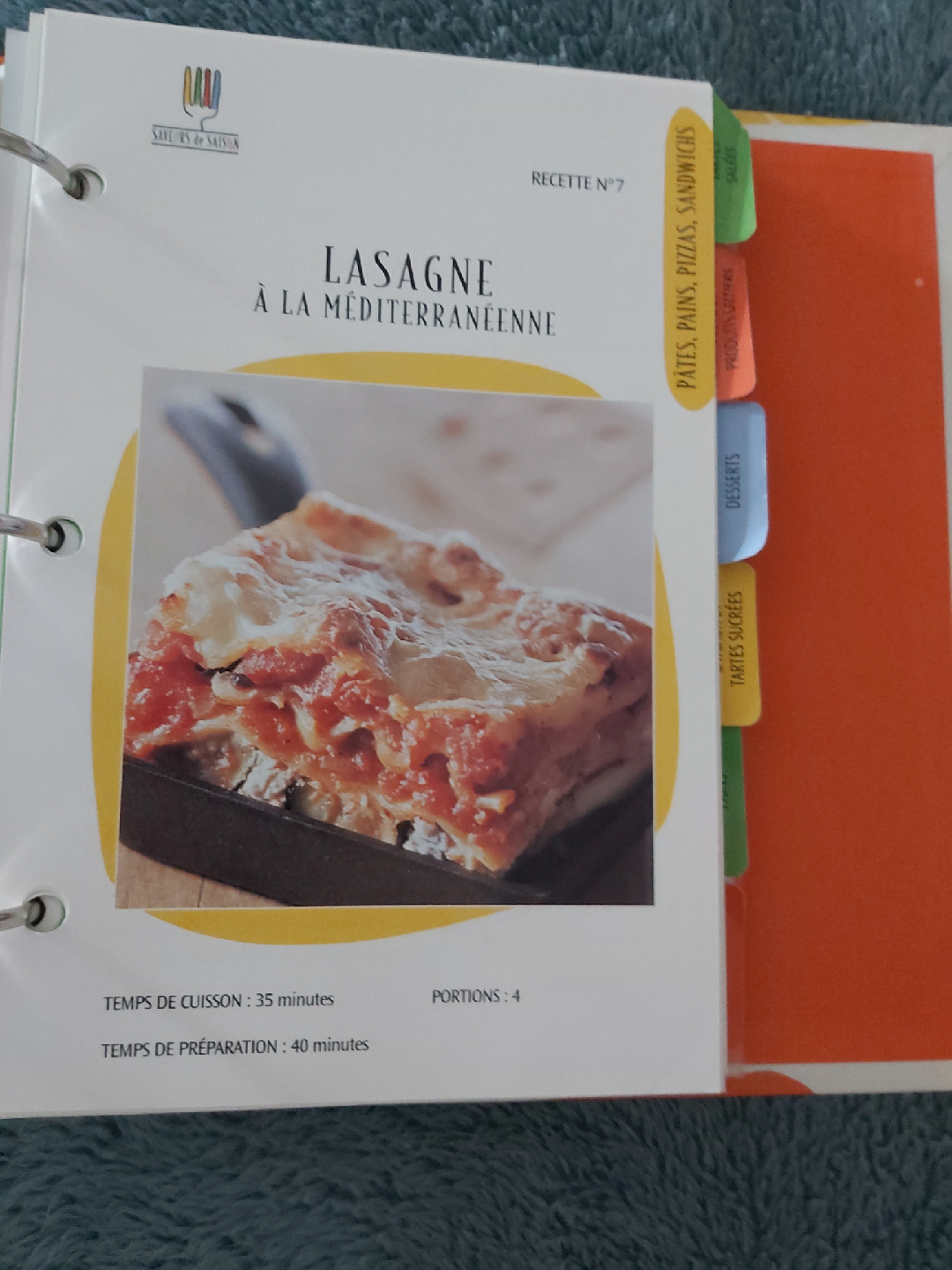 Saveurs de Saison Recipe Binder - photo 4