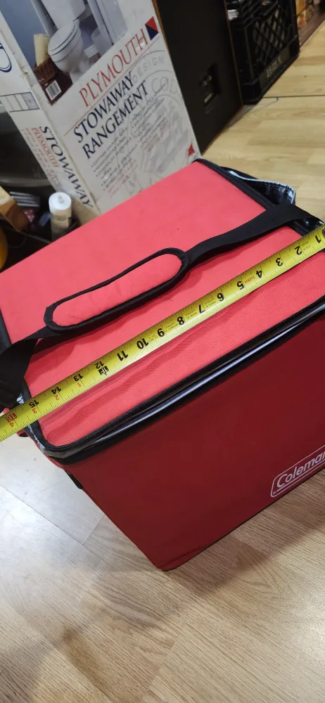 Coleman Red Cooler Bag for delivery. price firm image indicator(2)