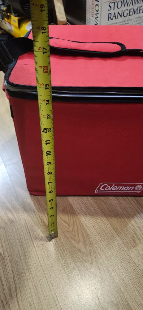 Coleman Red Cooler Bag for delivery. price firm image indicator(3)