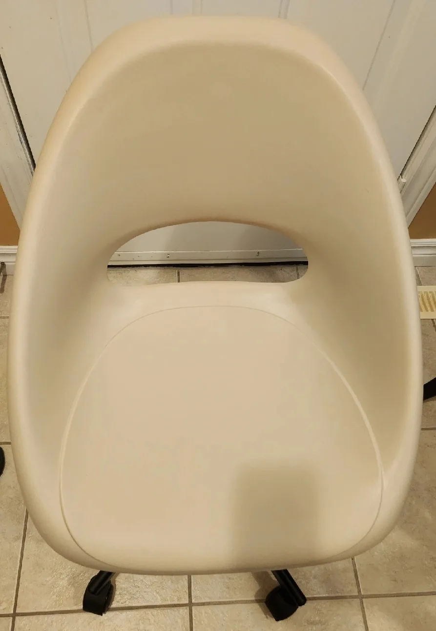 IKEA- LOBERGET / MALSKÄR Swivel chair, white image indicator(6)
