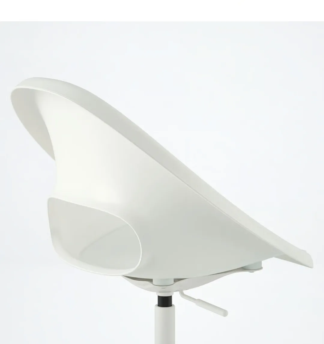 IKEA- LOBERGET / MALSKÄR Swivel chair, white image indicator(8)