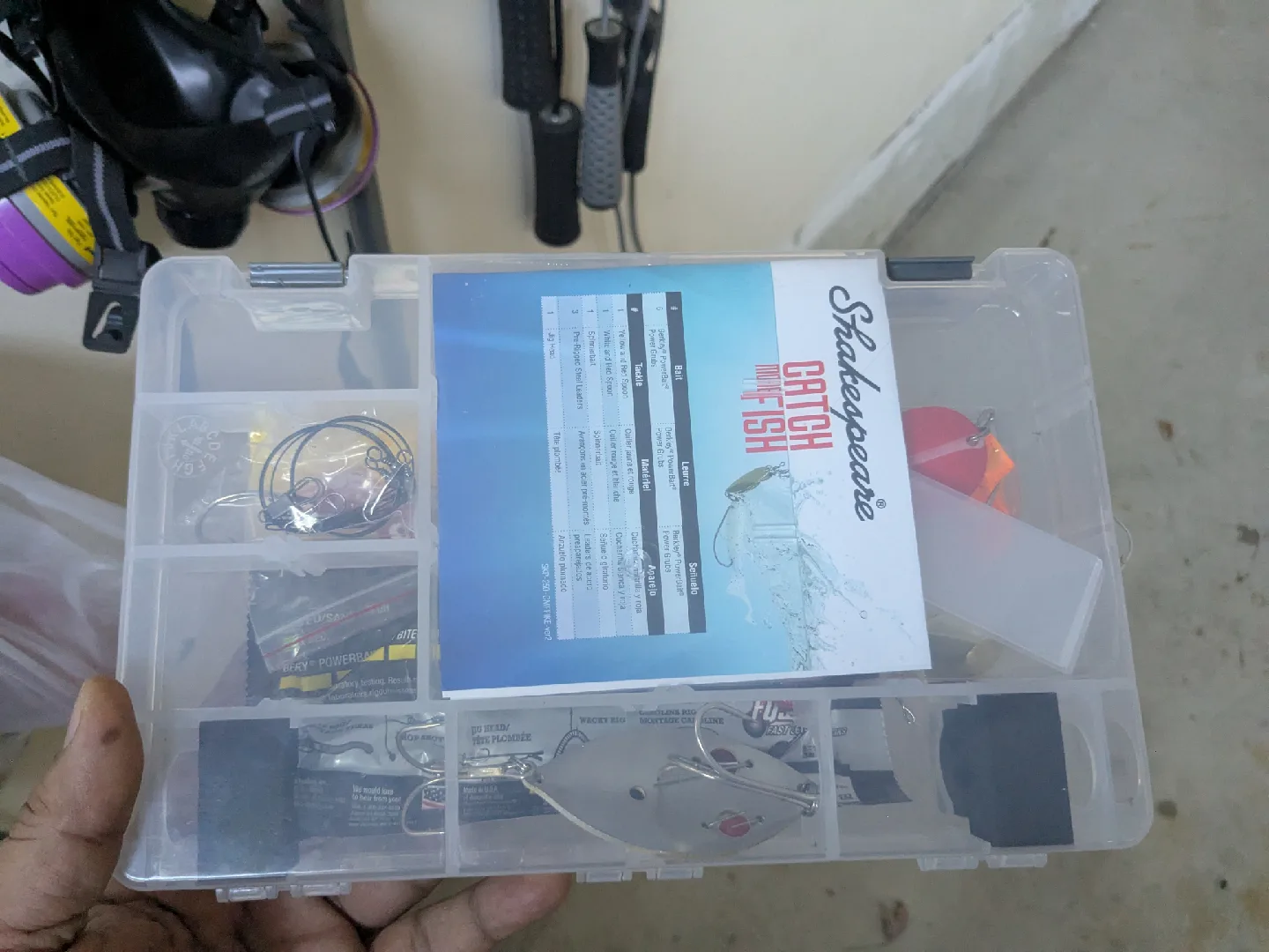 Shakespeare Catch More Fish Tackle Box and fishing rod image indicator(2)