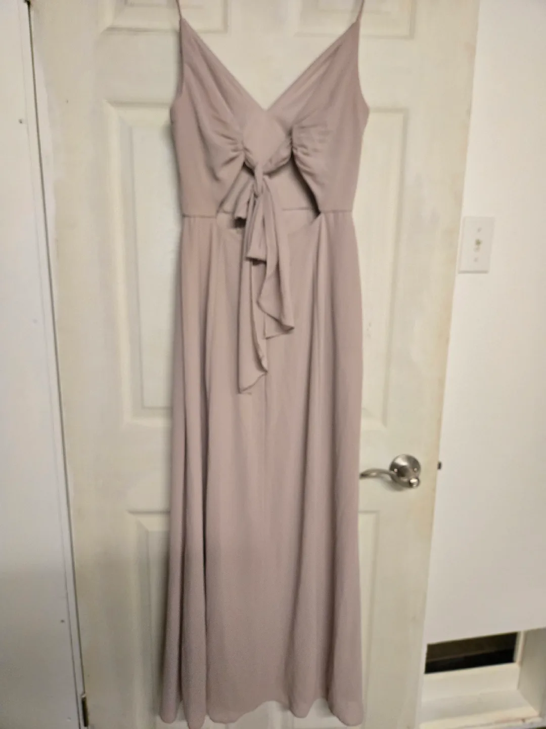 David's Bridal Pink Bridesmaid Dress image indicator(3)