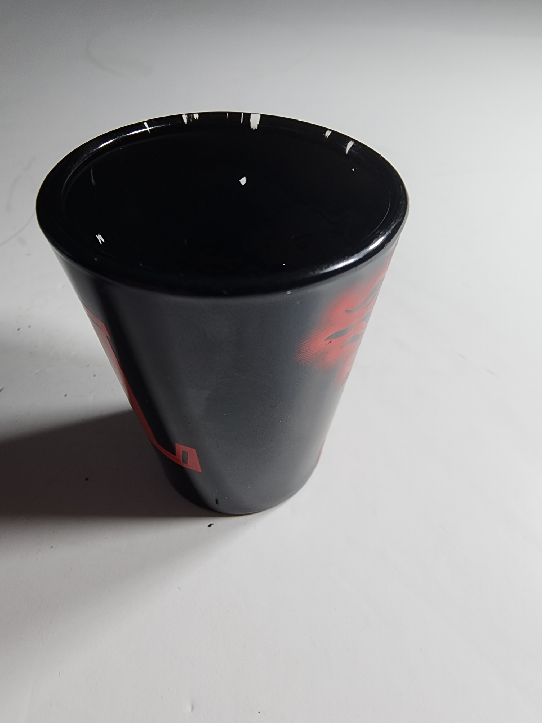 Black Shot Glass with Dragon Design - photo 2