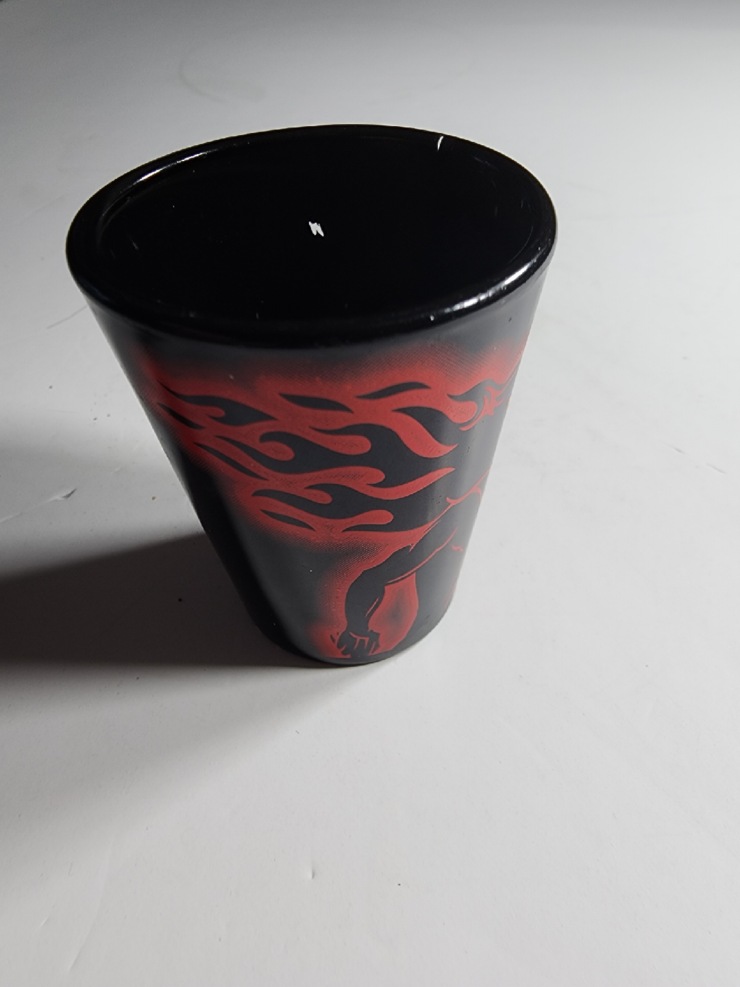 Black Shot Glass with Dragon Design - photo 3